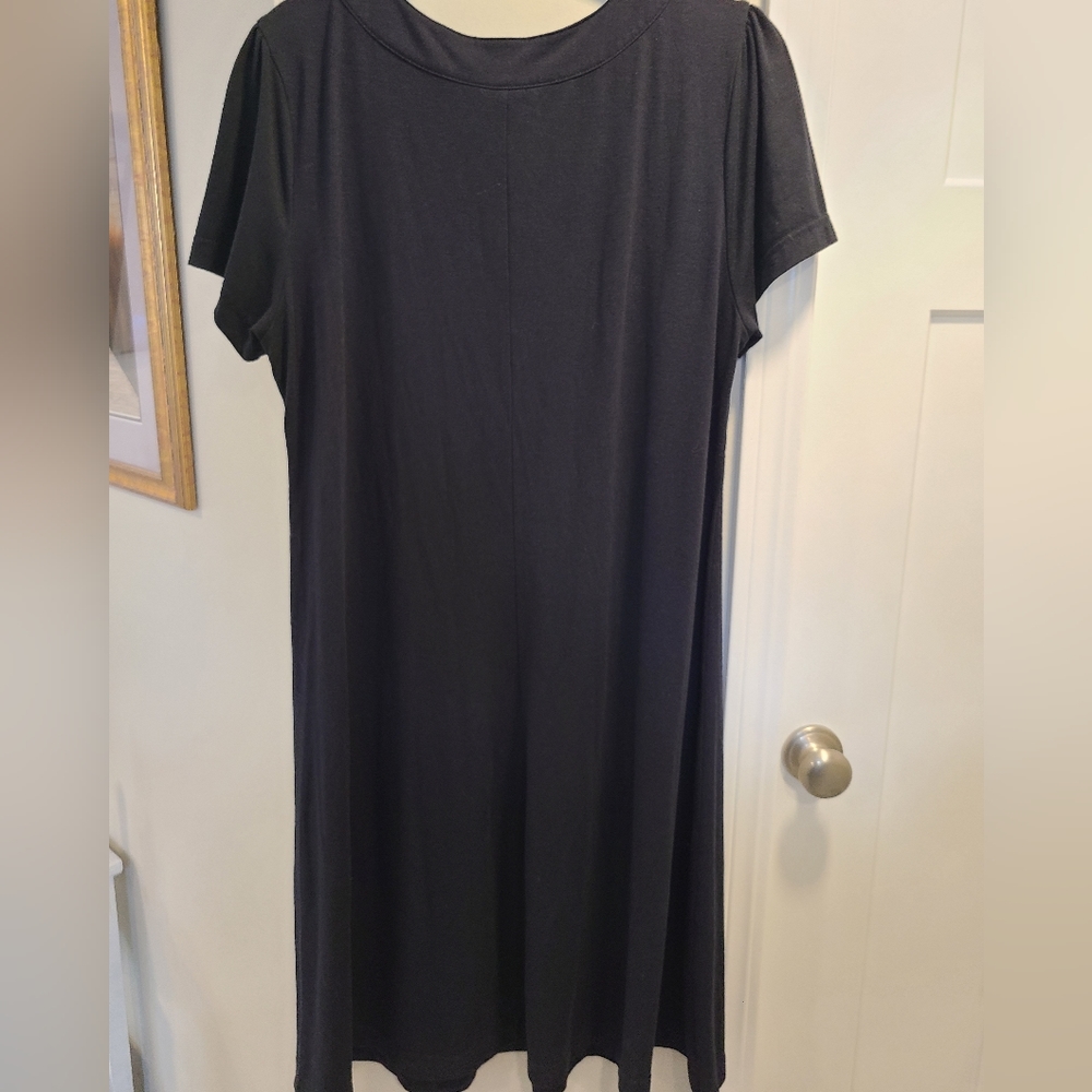 Lane Bryant soft black dress. Size 14/16.